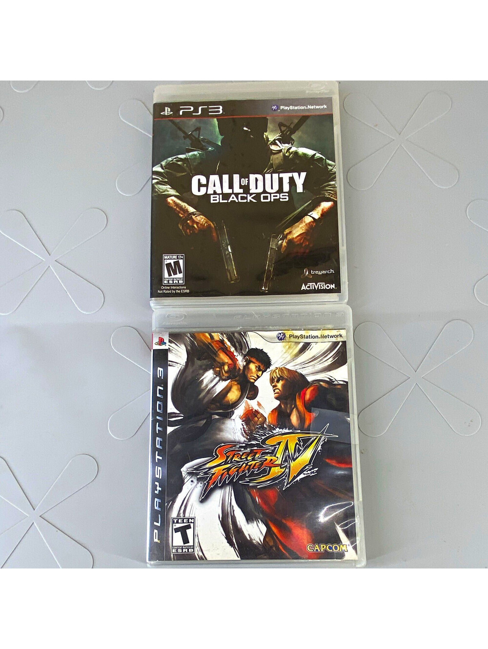 PS3 Game Lot: Call of Duty Black Ops & Street Fighter IV Tested